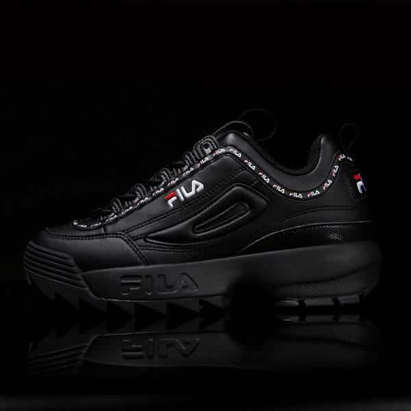 Calzado Heritage Fila Hombre Negras - Disruptor 2 Tapey Tape - España 960721CXS